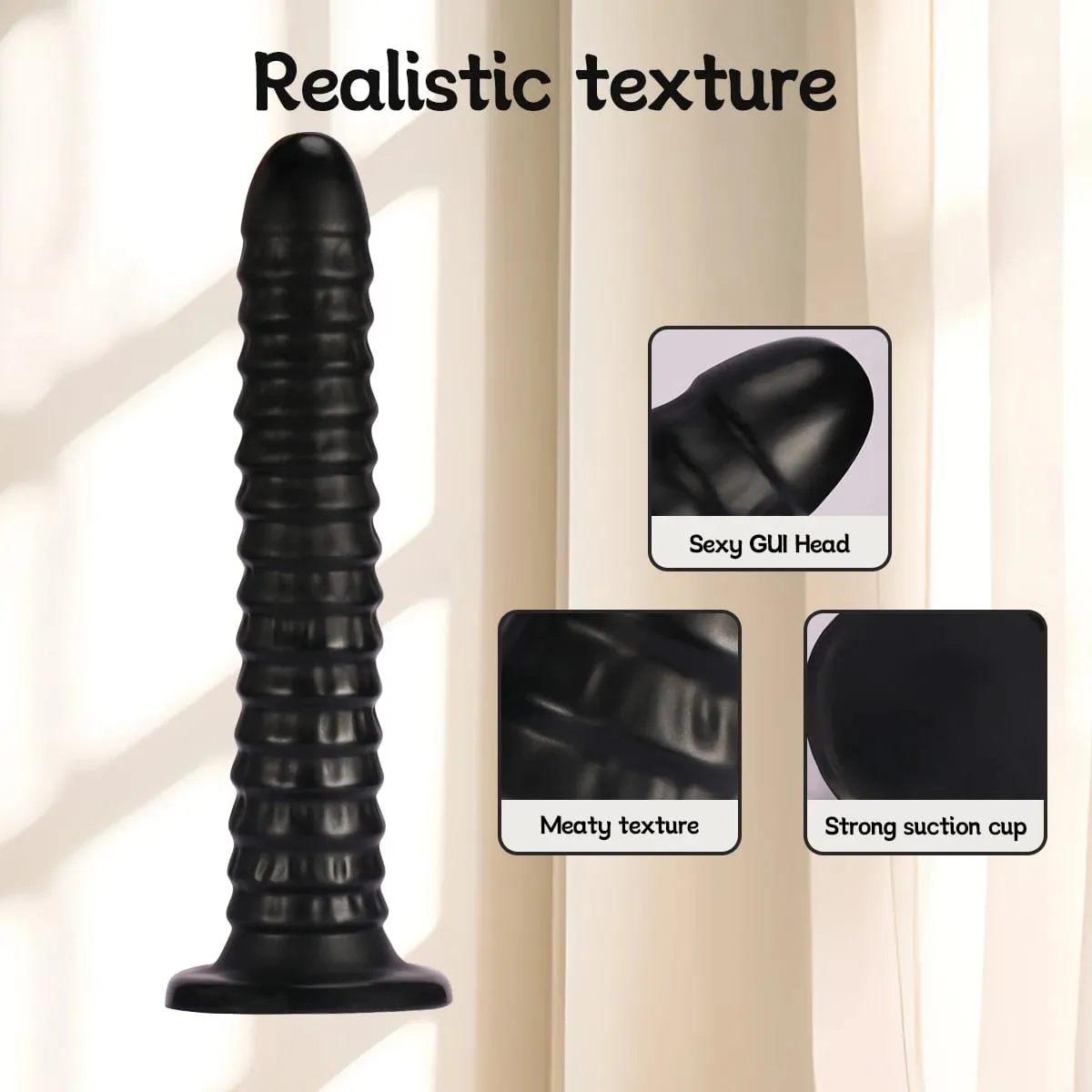 Super Long Anal Plug Bead Dildo Sex Toys For Woman Adult Sex Toys Suction Cup Big Buttplug Gay Lesbian Super Long Anal Dilator — image 3