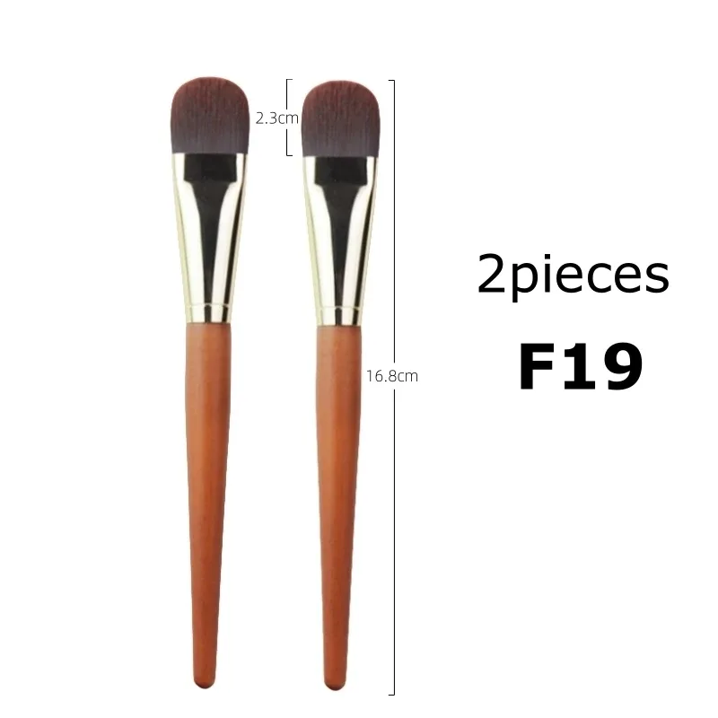 Ultra Thin Foundation Makeup Brushes Flat Top Angled Professional Face Contour Make Up Brush — image 13