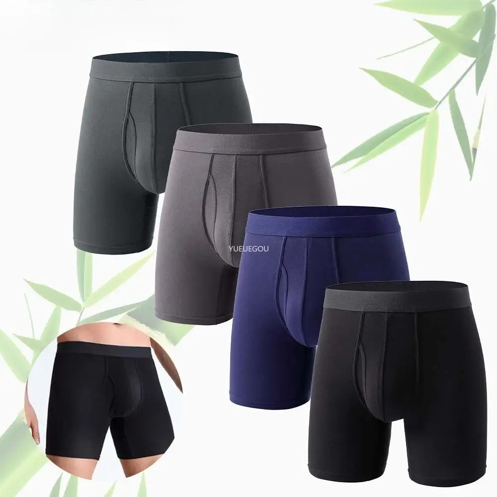 4 Pack Men's Bamboo Underwear Briefs - U Pouch Design, Ultra-Soft Breathable Fabric, Moisture Wicking Men's Boxers (S-XXL) — image 2
