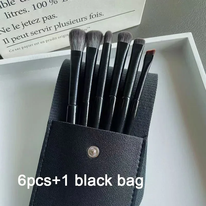 3/6/9PCS Eye Brushes Set Complete Eyeshadow Eyeliner Eyebrow Contour Kit Professional Blending & Detail Makeup Tools — image 3