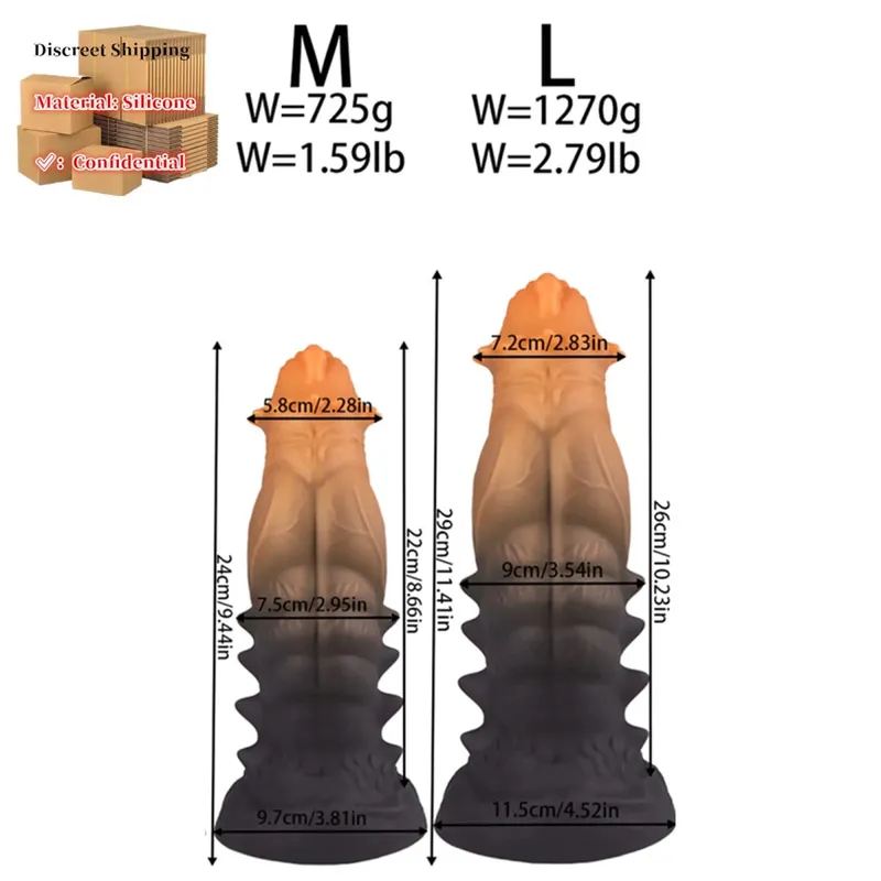 Big Anal Plug Monsters Enlargenmen Prostate Massager Huge Anal Dilator Butt Plug Anal Training Expansion Sex Toys For Women Men — image 17