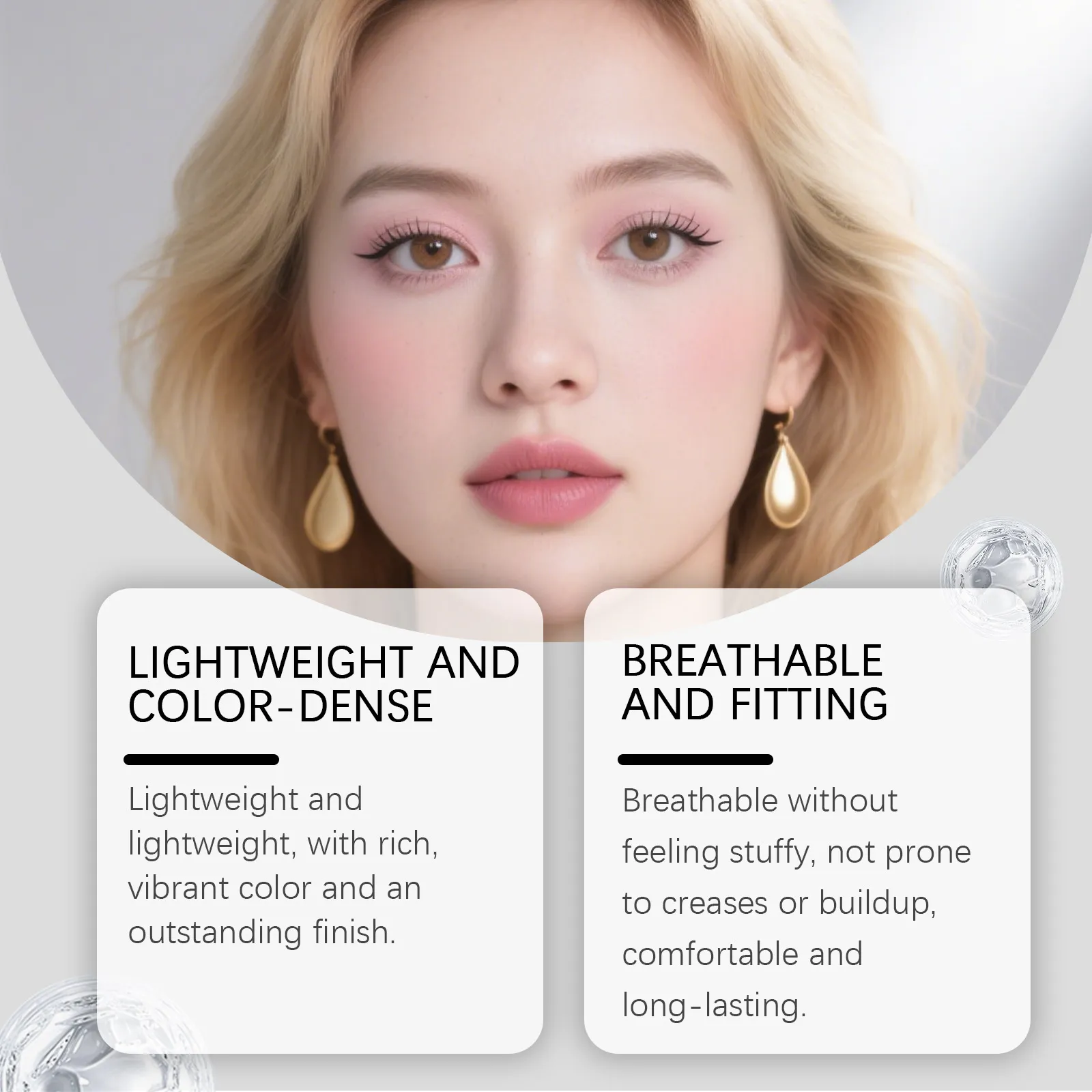 Waterproof Eye Shadow Stick with Brushes Long Lasting High Pigmented Double Head Eye Shadow Stick 8 Colors Maekup — image 3