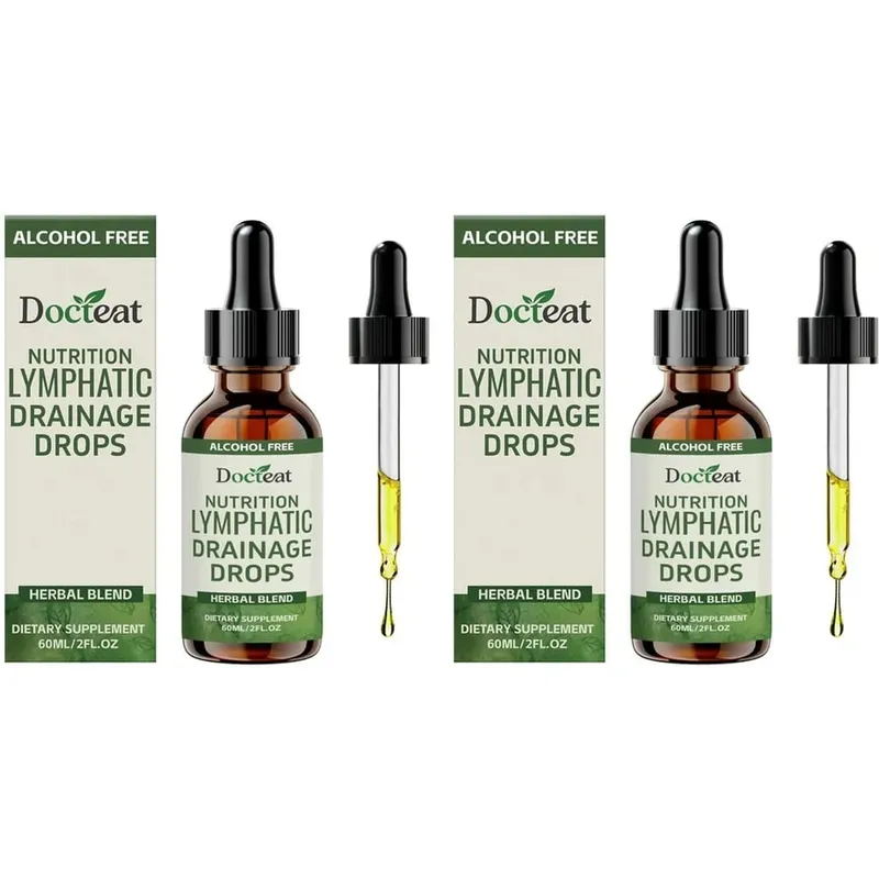 Lymphatic Drainage Drops Alcohol-Free Blend Supports Lymphatic Balance and Vitality with Vitamin B12 and Zinc 60 Ml — image 9