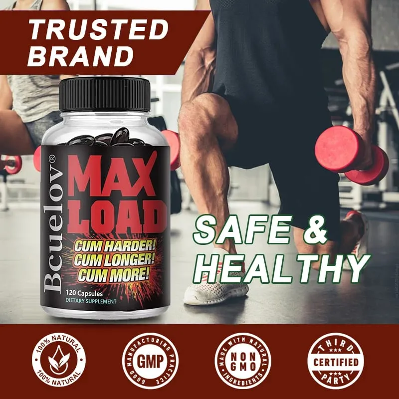 Men's Max Load Capsules - Supports Muscle Mass and Vitality Daily Immune Health Supplement Non-GMO — image 6
