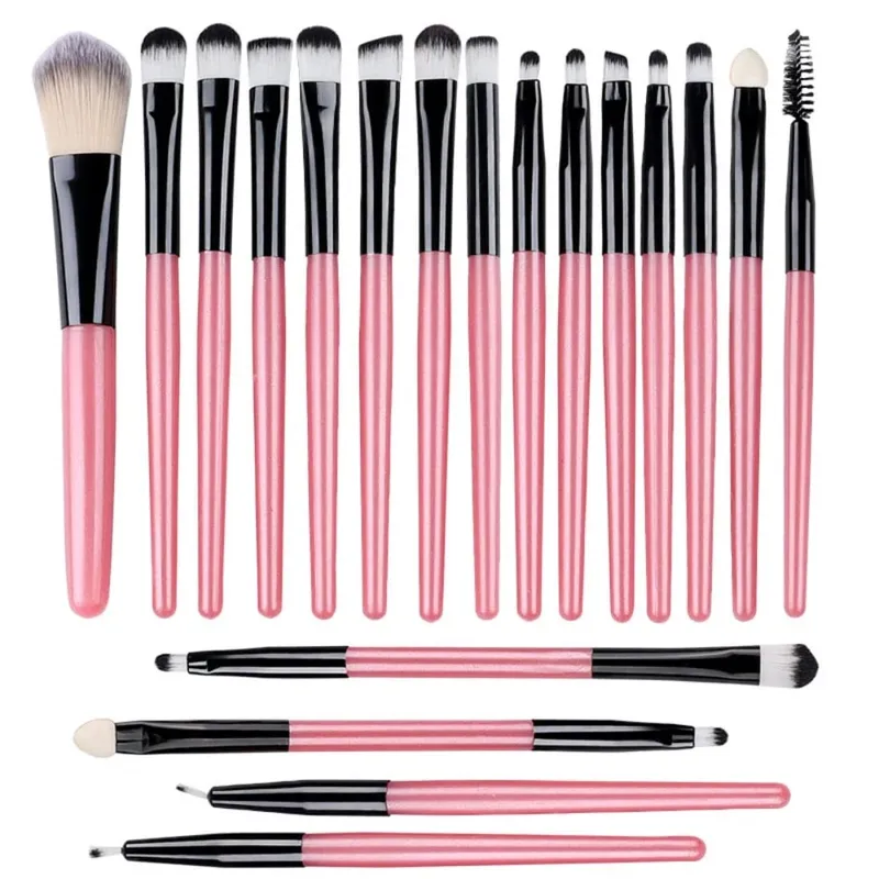 20Pcs Makeup Brush Set Eyeliner Blending Cheeks Eye Cosmetic Foundation Brushes Professional Complete Set for Face Eyeshadow — image 8