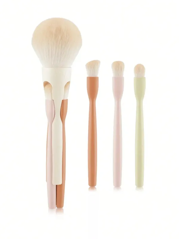 4-Piece Makeup Brush Set Featuring Professional-Grade Brushes Made from High-Quality Synthetic Fibers for a Luxurious Feel. — image 14