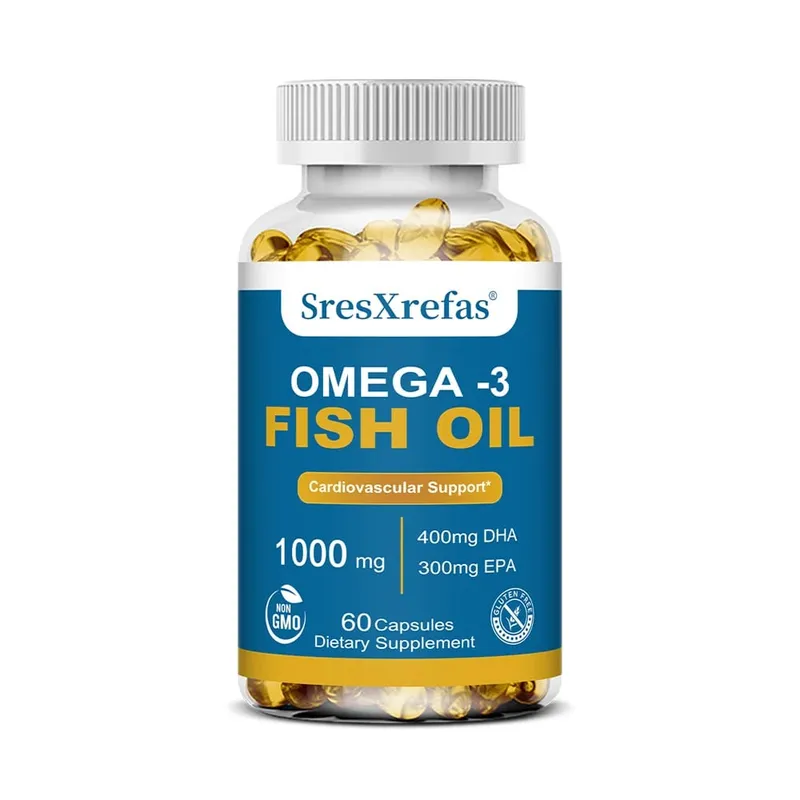 Fish Oil 1000 Mg | Omega 3 + EPA & DHA | Brain Heart Joints Skin and Immune Support | 120 Count Non-GMO Softgels Supplements — image 10