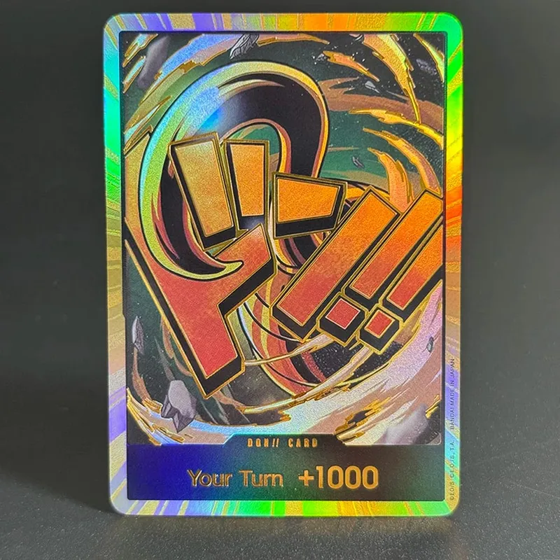 10PCS DON OPCG English TCG Gold DON!!! Collection Cards Zoro Ace Doflamingo Rebecca FOIL NM Refraction Flash Cards ToyGifts OPCG — image 11