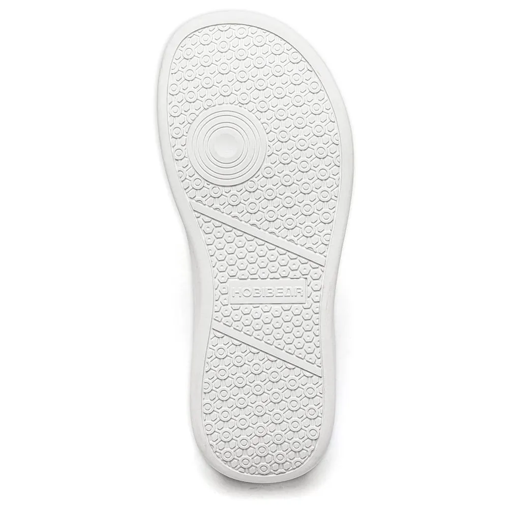 Erkek Kadın Geniş Toe Box Ayakkabı | Minimalist Suni Deri Kanvas Spor Ayakkabı Hafif Günlük Bağcıklı Yürüyüş Ayakkabısı — image 7