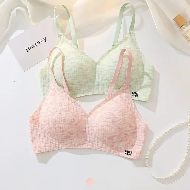 Women's Non-trace Jelly Push-Up Bra Soft Support Kumportableng Anti-Sagging Lingerie na walang Underwire para sa Araw-araw W — image 7