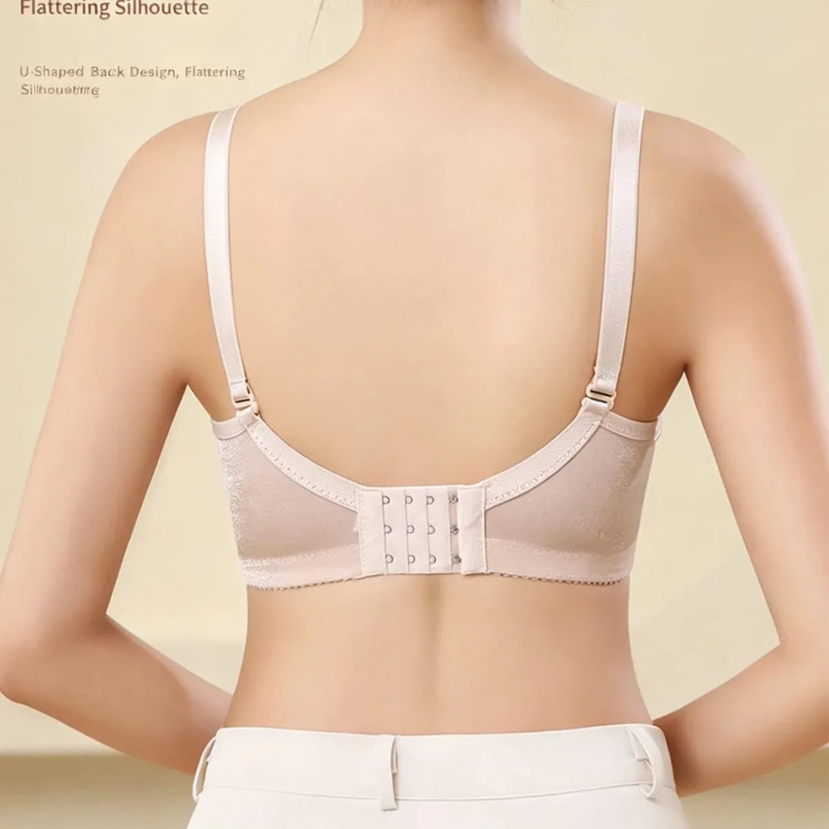 Ultra-Thick Push Up Bra with Side Support 8cm Thick Cups Lace Gathered Lingerie Wireless Full Coverage Bra for A/B Cup — image 5