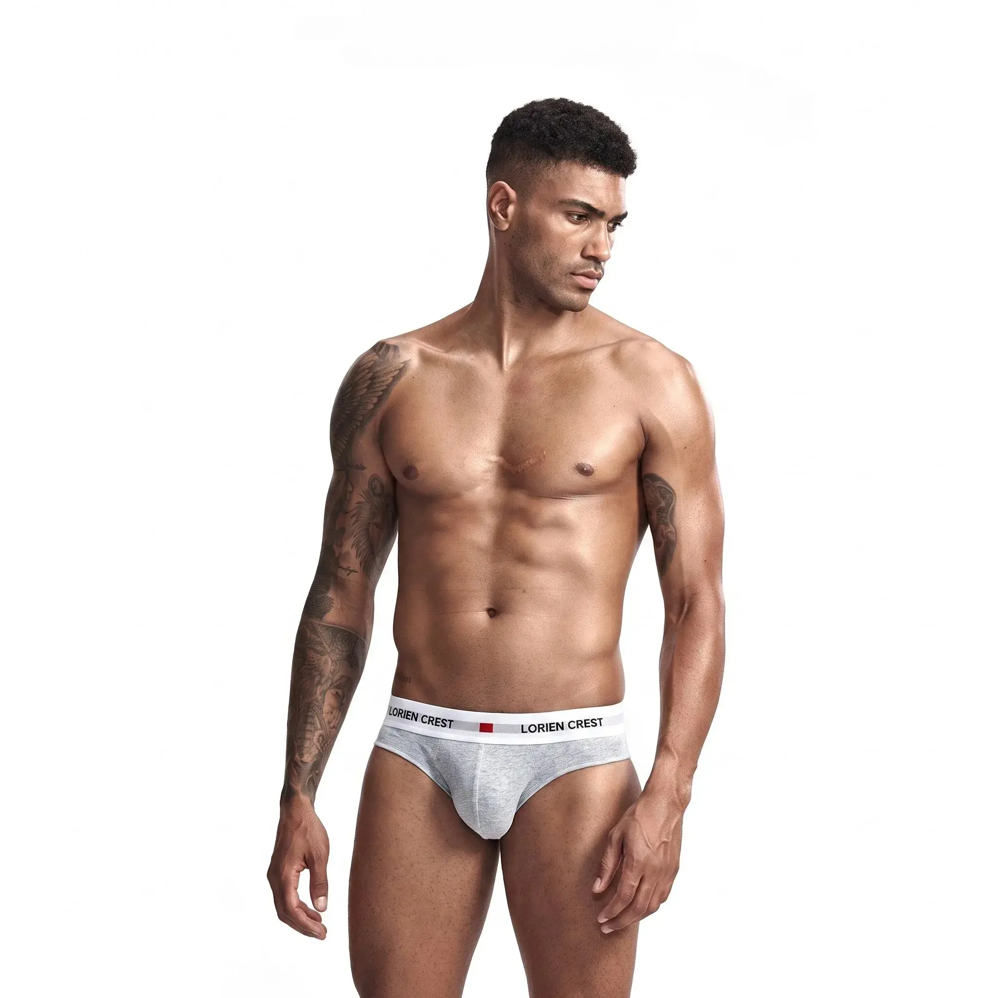 3Pcs Low Waist Men's Cotton Briefs, No‑Fly U‑Pouch Sports Underwear, Sexy Elastic Breathable Daily Underpants Male — image 18