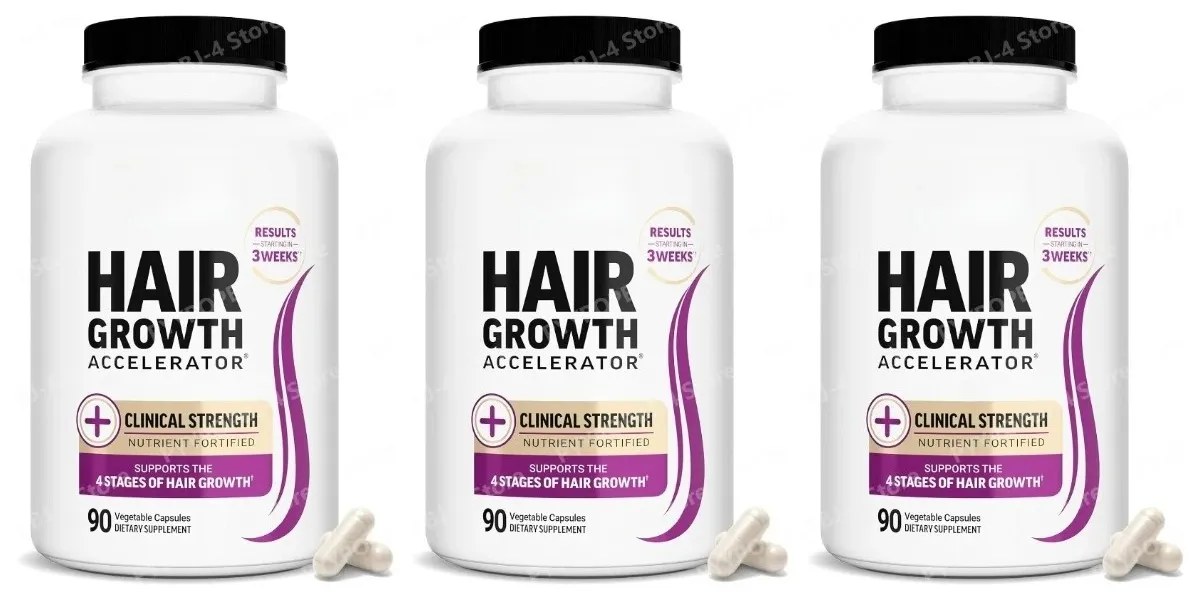 Hair Skin Nails Support Vitamins with Biotin Collagen Saw Palmetto 10000mcg Biotin Vegan Capsules Beauty Nutrition Formula — image 9