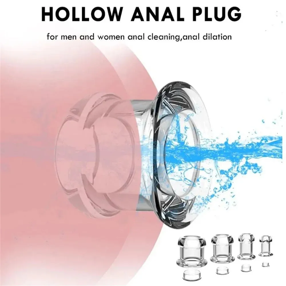 Holle Anale Plug Siliconen Butt Pluggen met Stopper Anale Dilatator Anus Tunnel Uitbreiding Prostaat Massage Speeltjes Voor Vrouw Mannen gay — image 2