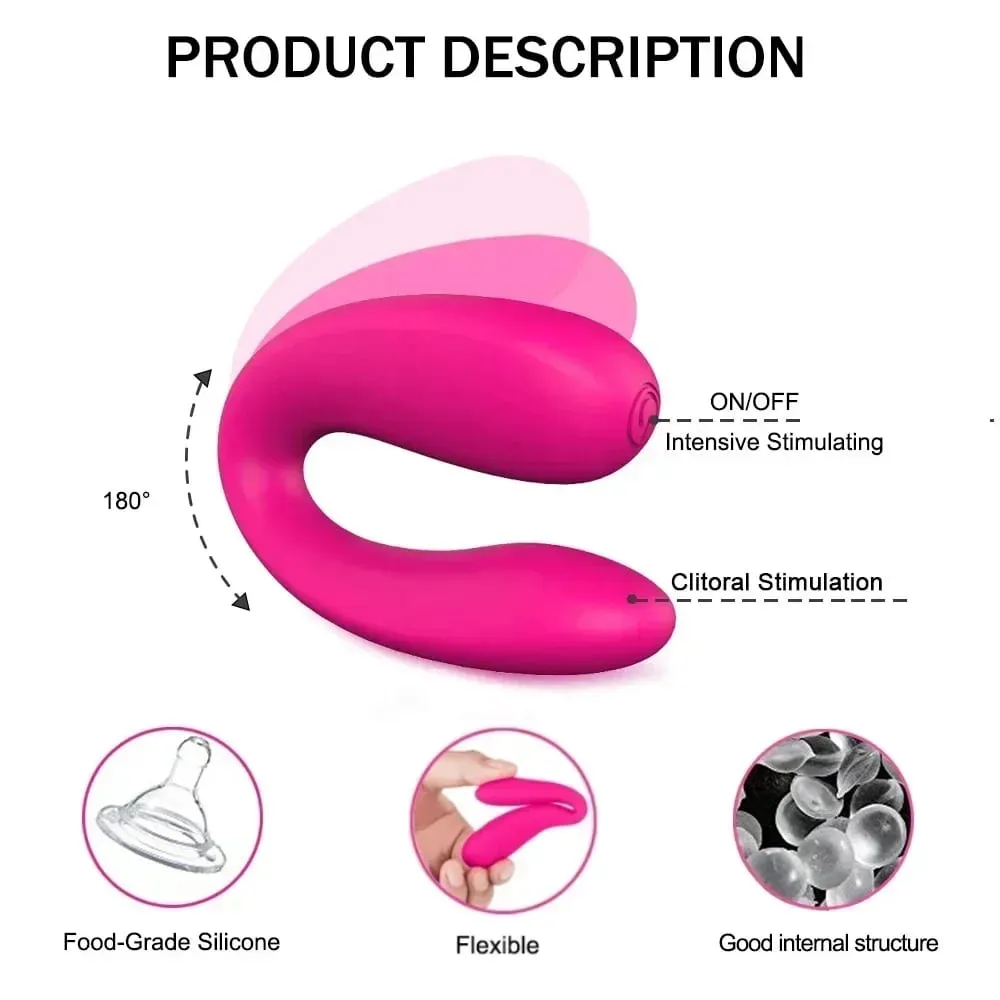 Mainan Seks Portabel Stimulator Klitoris Bentuk U Dapat Dipakai Penggetar Vagina Wanita Pemijat G-spot Penggetar Peluru Kecil Kuat Mainan Seks Portabel — image 2