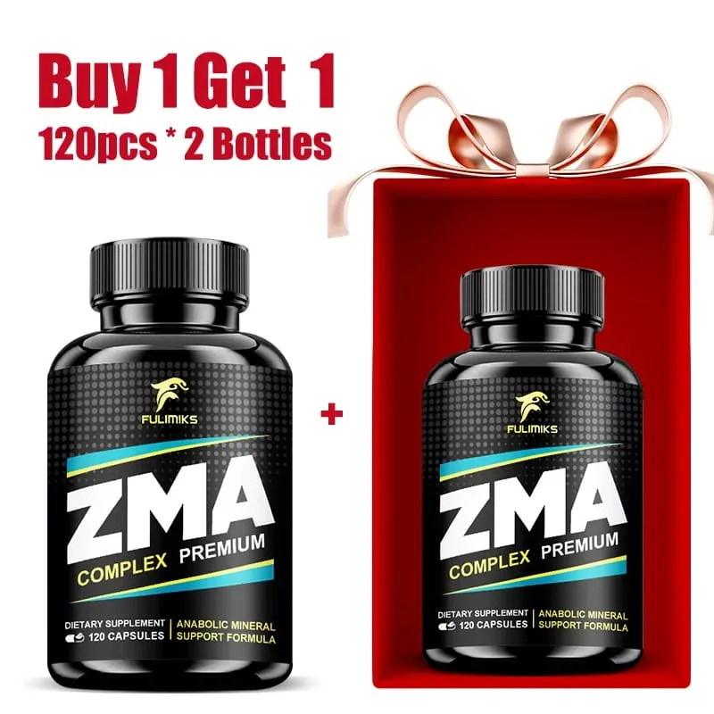 ZMA Supplements Capsules with Zinc Magnesium Vitamin B-6 Support Energy Overall Health Joint Suitable for Men & Women — image 9