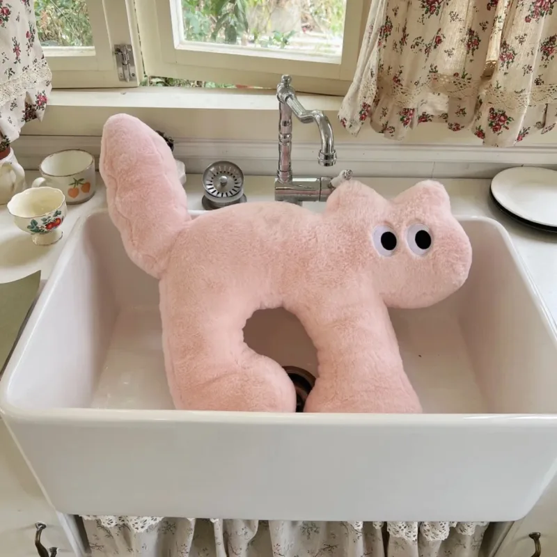 Người Nổi Tiếng Nữ Tính Hoa Gối Sofa Trang Trí Kawaii Gấu Mèo Đệm Thú Nhồi Bông Cầu Vồng Hoa Vòng Thỏ Sang Trọng Đồ Chơi Giáng Sinh — image 16