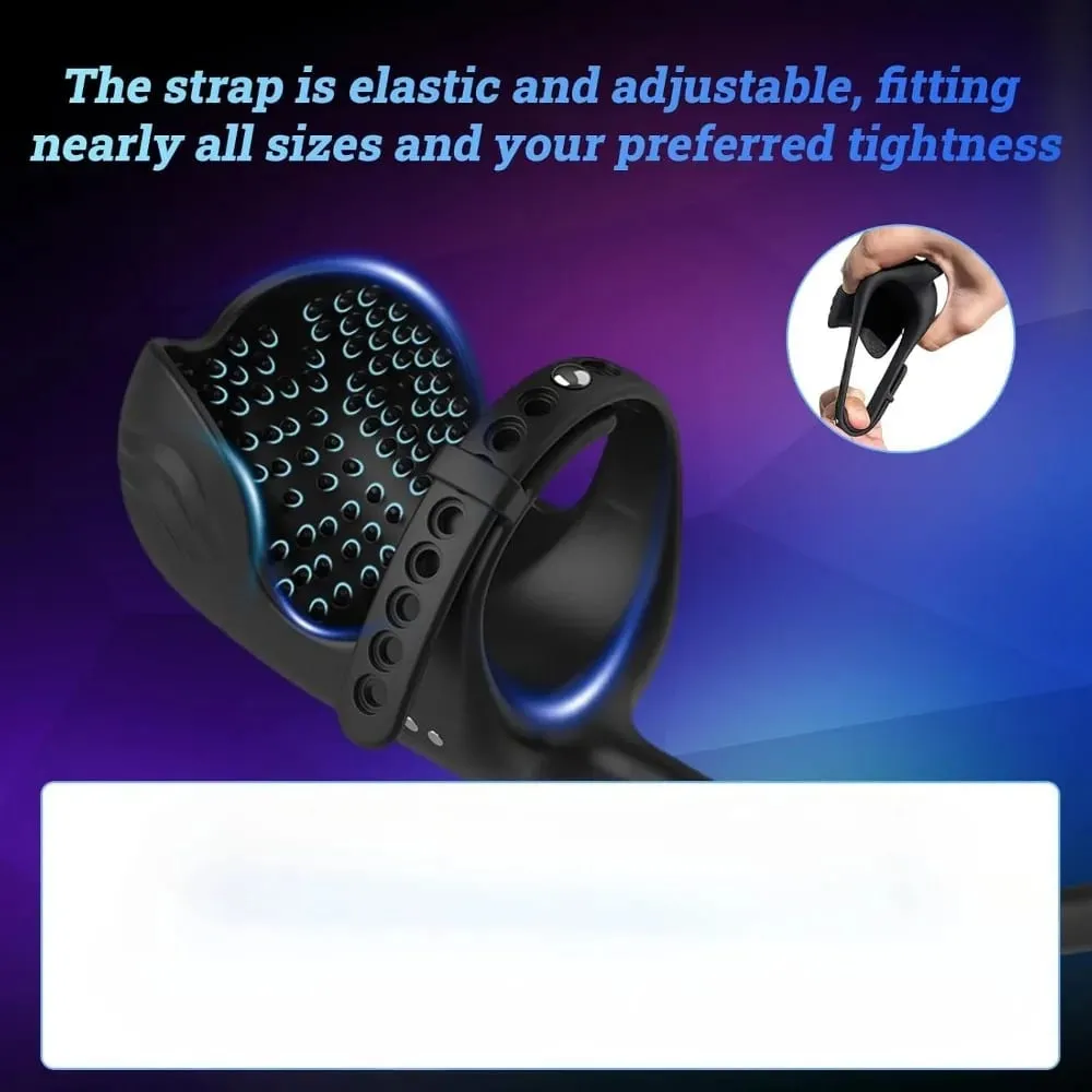 3 ใน 1 Anal Plug Vibrator Testicle Taint Stimulator Vibrating Cock แหวนรีโมทคอนโทรลชายต่อมลูกหมากนวดเพศของเล่นสำหรับคู่ — image 5