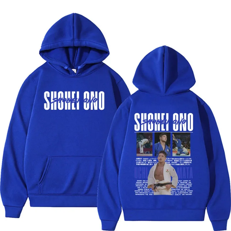 Limited Shohei Ono Vintage Graphics Hoodies Men's Women Harajuku Gothic Classic Sweatshirts High Quality Casual Hooded Pullovers — image 12
