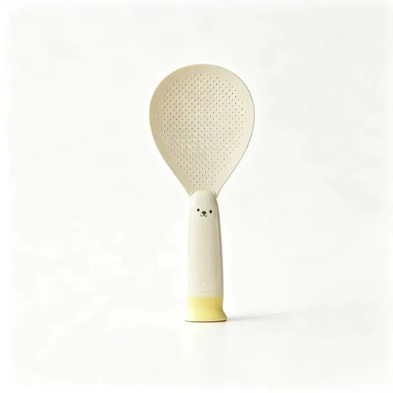 1 Piece Suction Cup Standing Rice Spoon Non‑Stick Heat‑Resistant Self‑Stand Rice Paddle for Rice Cooker Serving Cooking — image 12