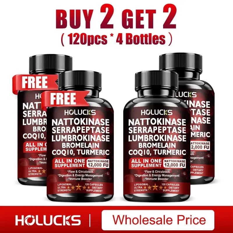 Nattokinase Supplement with COQ10 for Cardiovascular & Circulatory Support Heart Health Vegan & Gluten Free — image 12