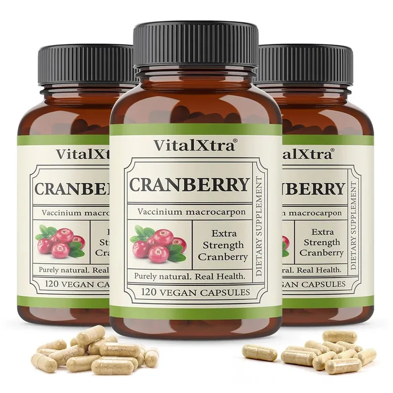Extra Strength Cranberry Capsules - 12 500 Mg Fresh Cranberries Per Capsule Optimizes Urinary Tract Health - Vegan — image 11