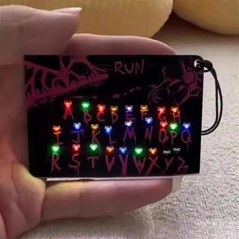 Anime Merchandise Card Light Pendant 26 Letter Light Bag Car Charm for Festival Presents Toy & Hobbies Action Figure Accessory — image 4