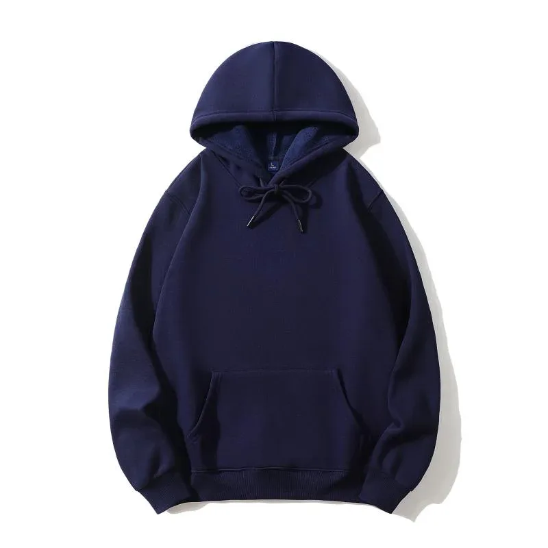 Cetakan Fesyen Hoodie Berkualiti Tinggi Logo Tersuai Kumpulan Peribadi Jenama Sulaman Lelaki dan Wanita Tebal 100 % Kapas Pullover Bulu — image 12