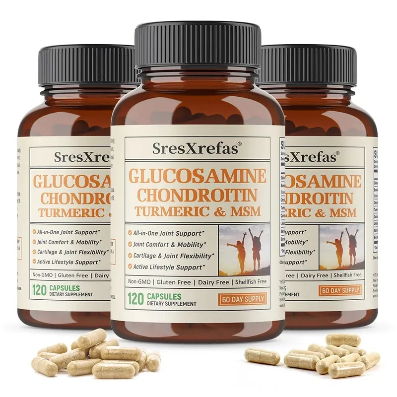 Glucosamine Chondroitin Extra Strength Capsules Joint Support Antioxidant Immune Support Supplement for Adults — image 11