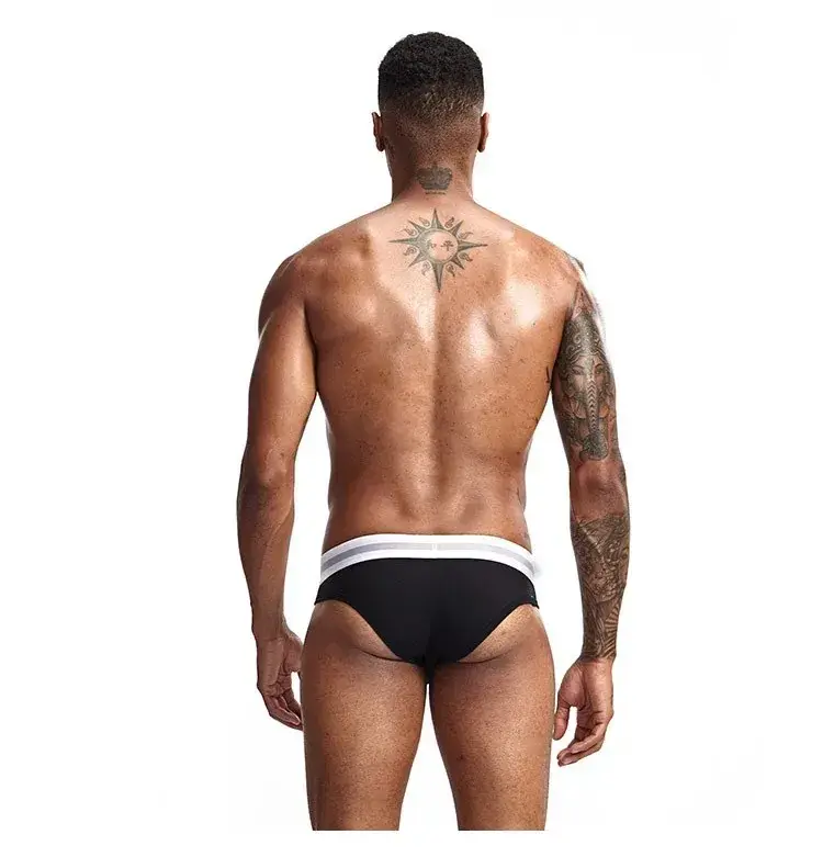 3Pcs Low Waist Men's Cotton Briefs, No‑Fly U‑Pouch Sports Underwear, Sexy Elastic Breathable Daily Underpants Male — image 15