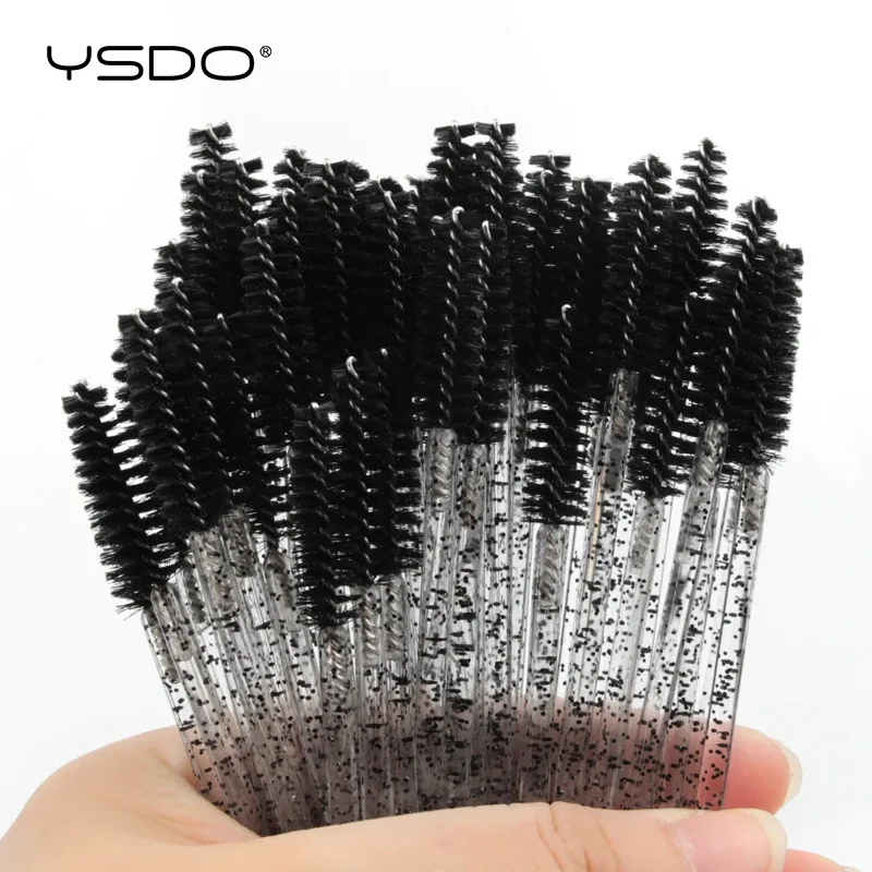 5/25/50pcs Crystal Eyelash Makeup Brushes Professional Eyebrow Extension Brush Eye Lashes Beauty Tool for Makeup Artists — image 4