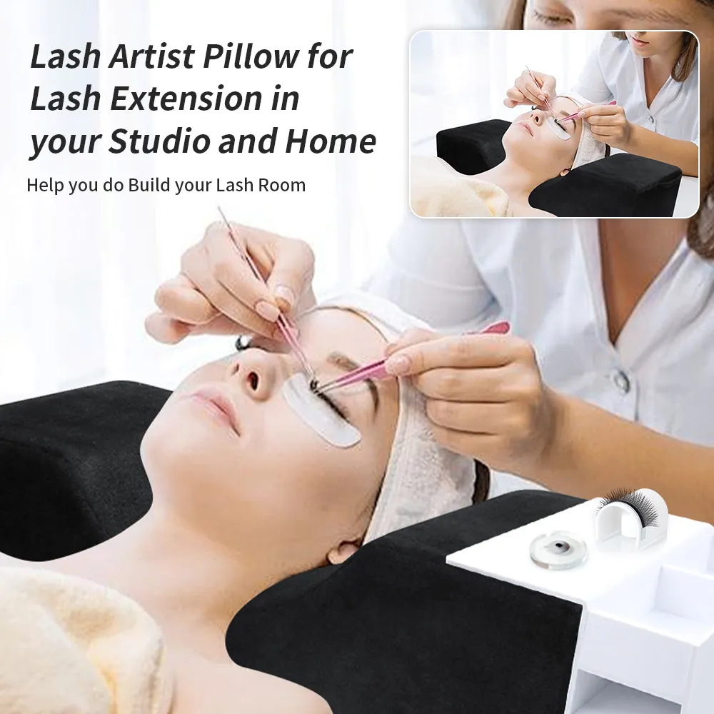 Eyelash Pillow Lash Lifting Extension Supplies Accessories Professional Soft Memory Foam Neck Support Eyelash Extensions Pillow — image 7