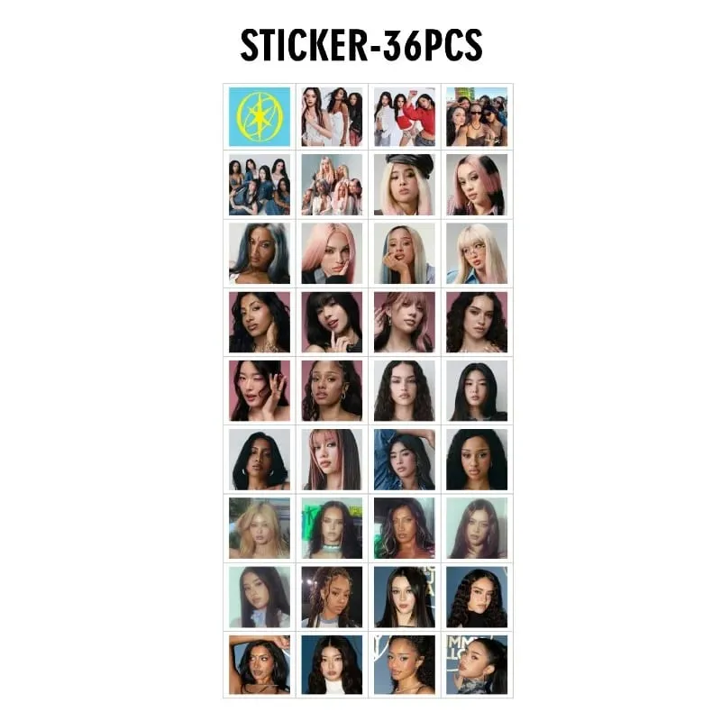 sell well96 katseye peripheral small cards star support photo cards double-sided color printing LOMO cards gift cards — image 6