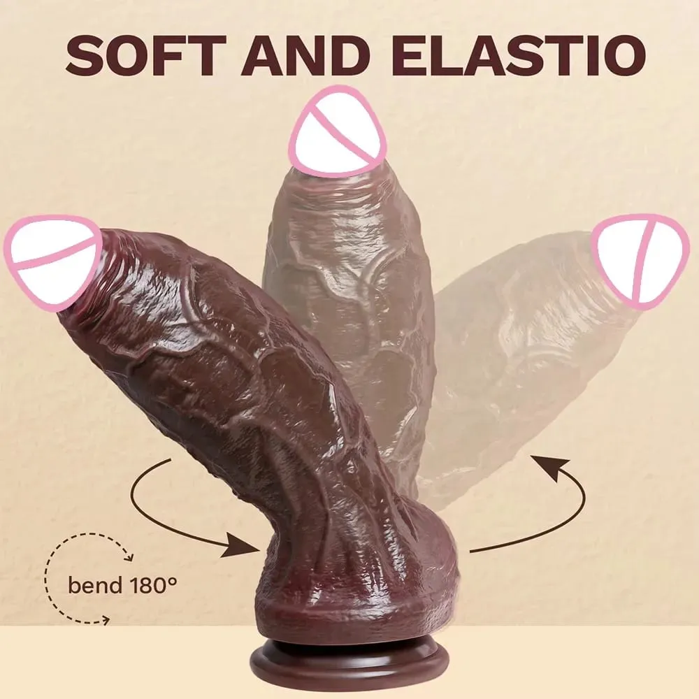 Huge Realistic Dildo fantasy long Penis Big Dick Suction Cup Dildos For Women Giant XXL anal Dildo Sex Toys For Women Men Gay — image 6