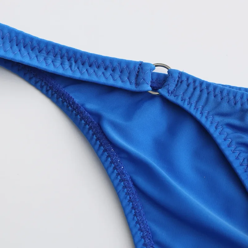 Men's Half-covered Butt Briefs Bulge Pouch Comfortable Underwear Gay Lingerie Sexy U Convex Belt Loop Low Waist Underwear — image 21