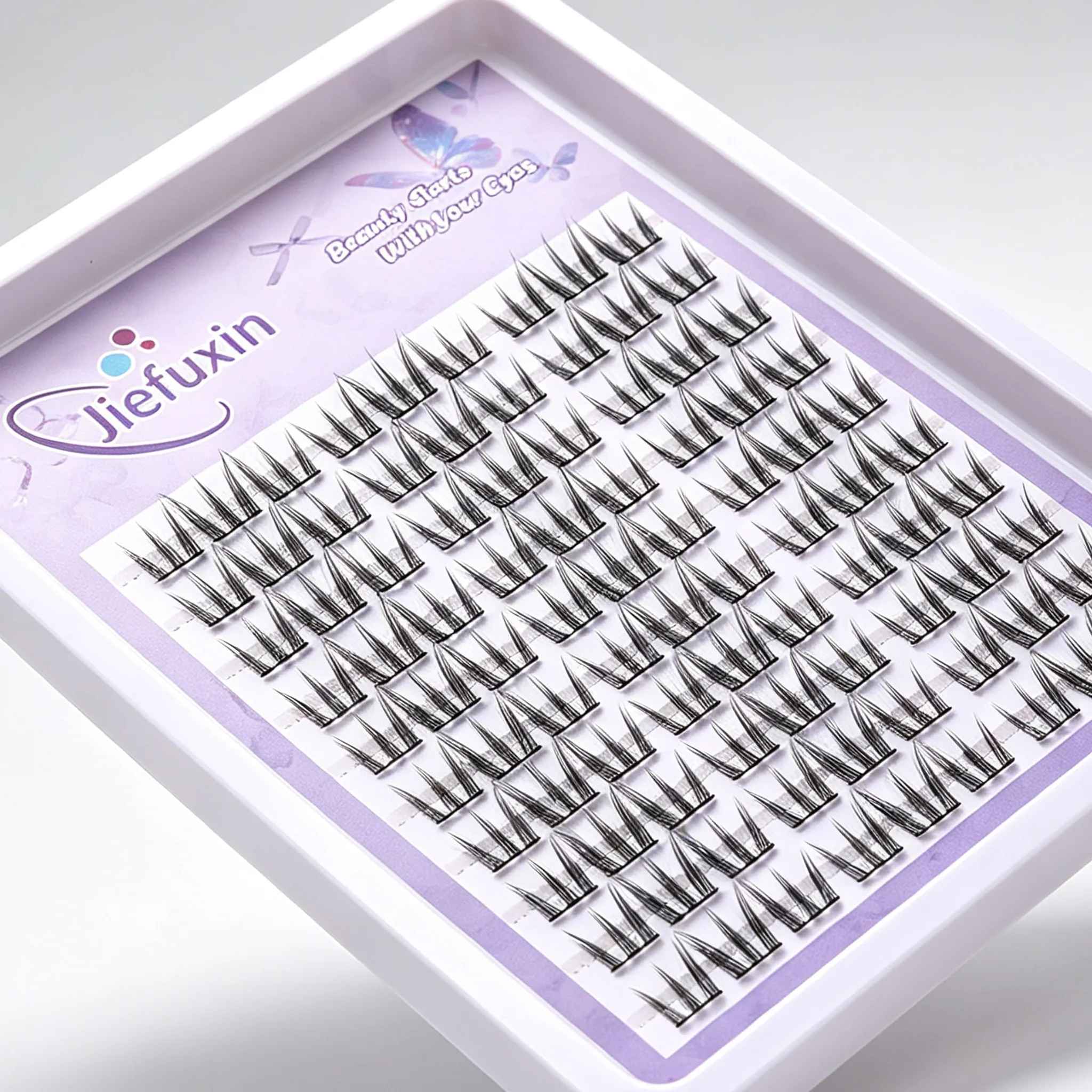 Cat‑Paw Cluster Lashes DIY Extension Kit False Eyelashes Soft Lightweight Segmented Lashes for Enlarged Eye Look — image 5