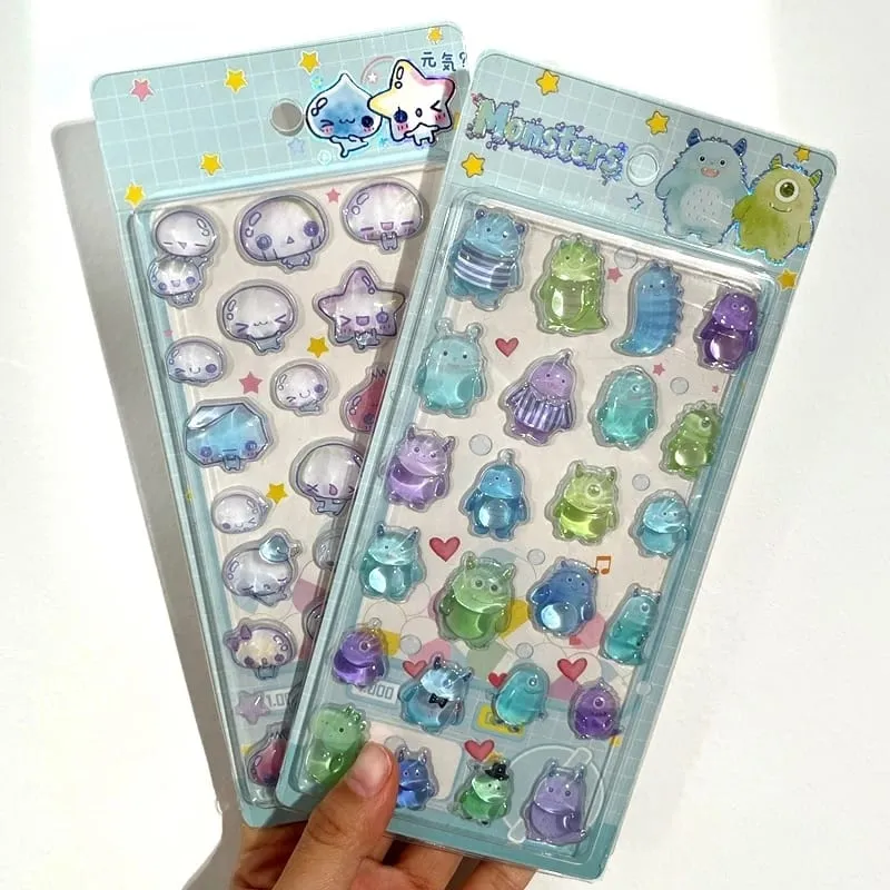 3D Stickers Cartoon Sticker Accessories Cute Stickers Seal 3d Phone Stickers Notebook DIY Stickers ボンボン ドロップシール — image 1