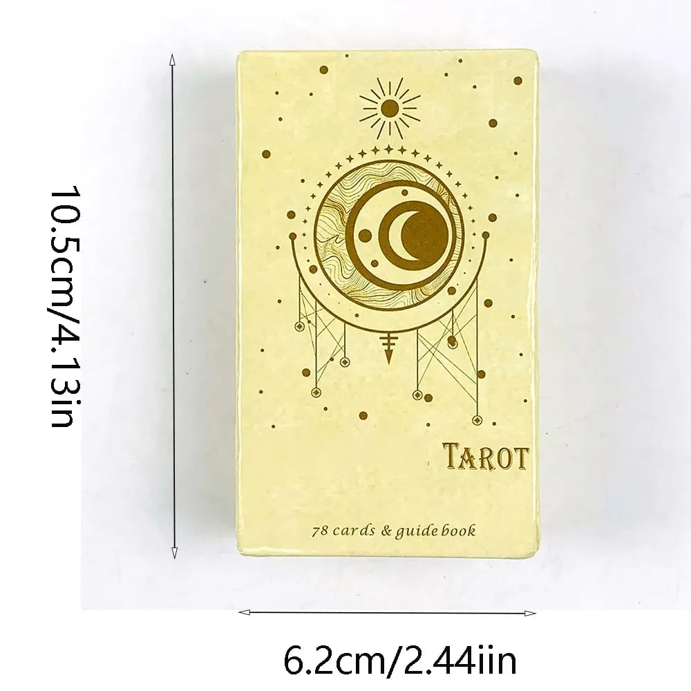 Tarot Cards Board Game Paper Instruction Manual Classic Design For Beginners & Pros Ideal For Divination Meditation & Gifts — image 6