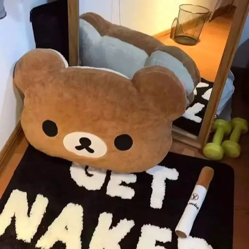 Cute Rilakkuma Plush Warm Hand Pillow Cartoon Bear Peluche Stuffed Toy Soft Cushion Birthday Gift — image 4