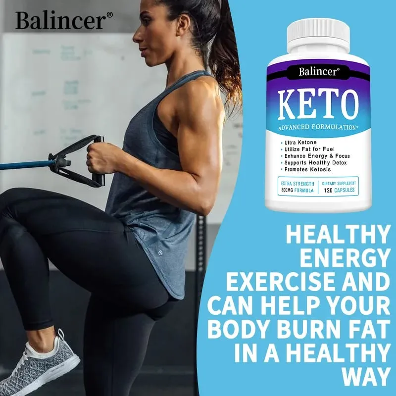 Keto Capsules Support Metabolism Body Management Burn Belly Fat Energy Boost Digestive & Immune Health for Men and Women — image 6