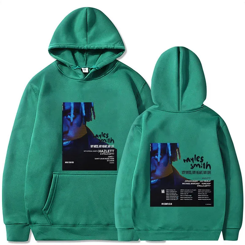 Myles Smith My Mess Man Tour 2026 Hoodies Men Women Clothing Fashion Long Sleeve Sweatshirts Casual Oversized Hip Hop Pullovers — image 3