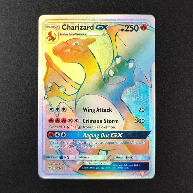 DIY Pokemon Cards Mega Charizard X EX PFL EN 130/094 125/094 Hyper Rare Collectibles PTCG Trading Card — image 8