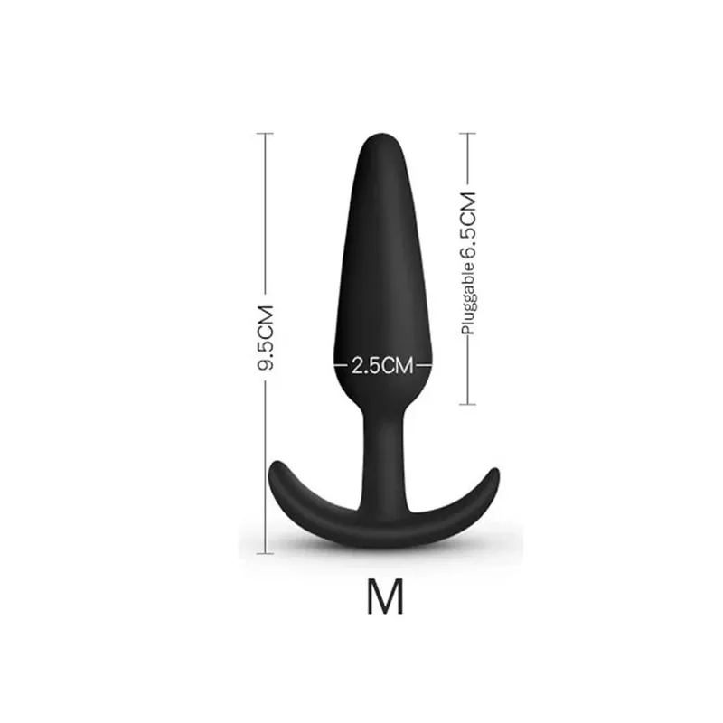 3 다른 크기 아날 플러그 부드러운 실리콘 항문 엉덩이 플러그 자극기 성인 섹스 토이 남성/여성 전립선 마사지 항문 트레이너