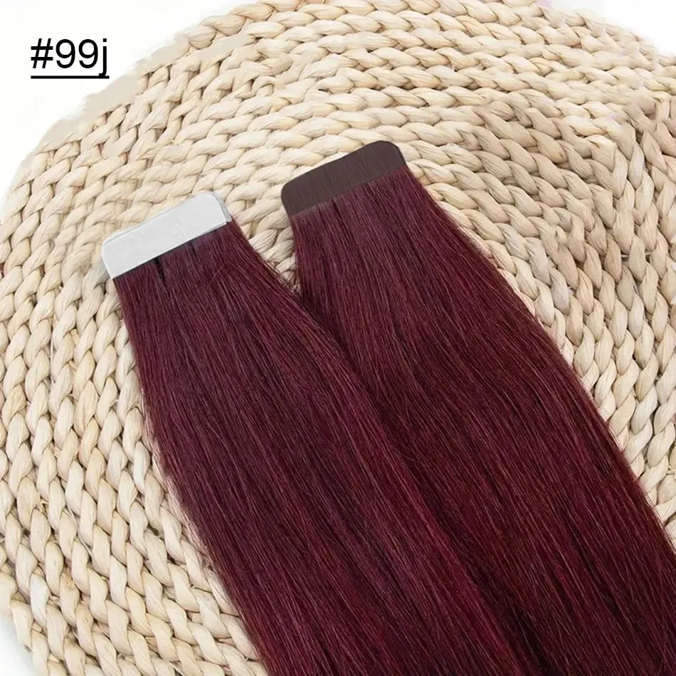 Blonde Seamless Tape in Hair Extensions Human Hair Skin Weft PU Tape on 20 PCS 18'-30' Length Easy Installation Hair Extensions — image 18