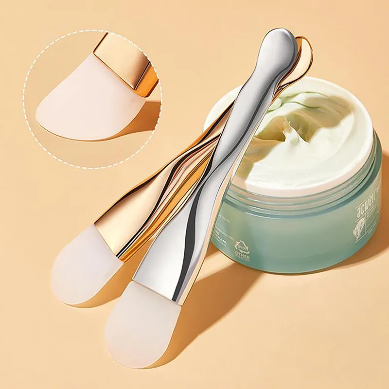 Double Head Silicone Facial Mask Brush Face Cleaning Scraper Daub Type Mud Film Special Brush Beauty Tool Brush Make up Brushes — image 1