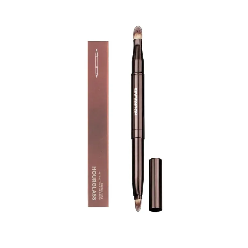 1pc Hourglass Powder Contour Makeup brushes Foundation Blusher Make up brush metal handle Concealer Bronzer high end with box — image 13