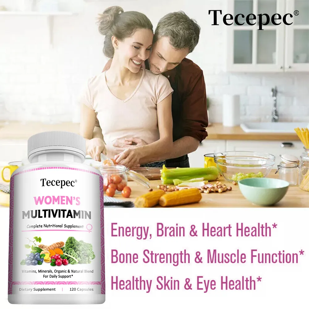 Women's Multivitamin Multimineral Capsules - Magnesium Biotin Calcium Selenium Supports Skin Nails Joint Bone Immune Energy