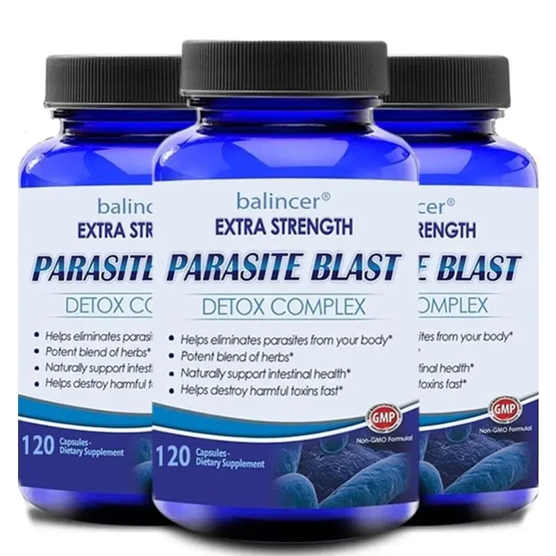 Parasite Detox Body Cleansing Complex with Cranberry Zinc & Garlic Support Cleansing Gut Health Improve Immunity Supplement — image 9