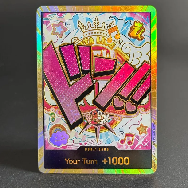 10PCS DON OPCG English TCG Gold DON!!! Collection Cards Zoro Ace Doflamingo Rebecca FOIL NM Refraction Flash Cards ToyGifts OPCG — image 29