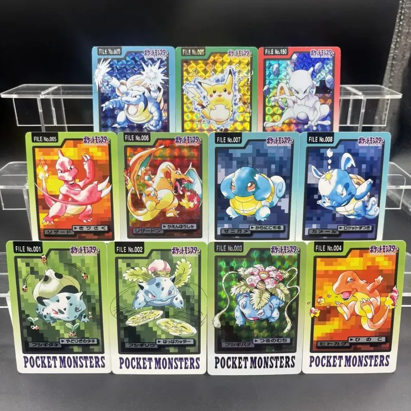 153pcs 1997 POCKET MONSTERS Blastoise DIY Self Made Single Card Classic Game Anime Card Gift Toy — image 2